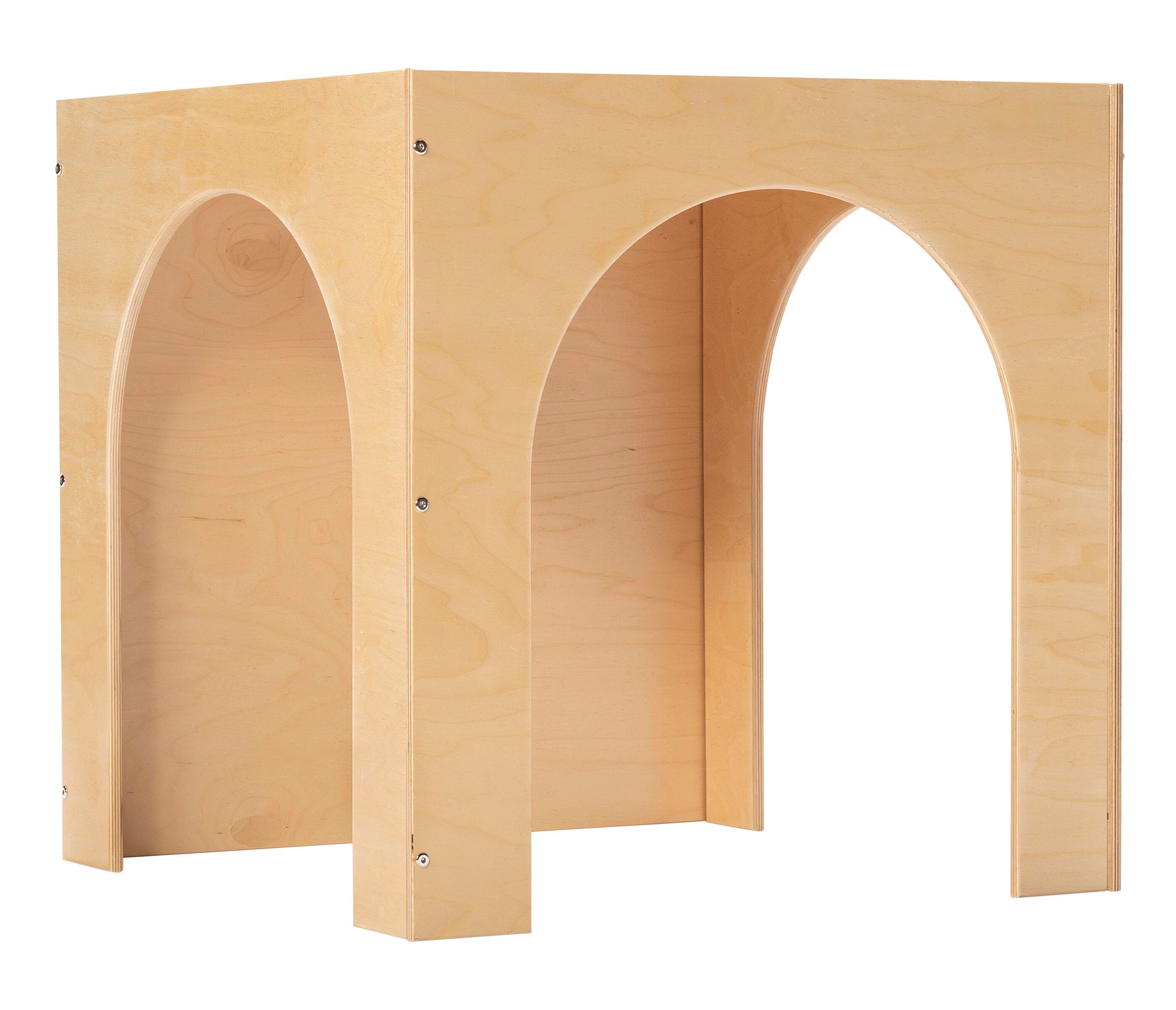 Childcraft Cozy Arch Cube, Wood Top, 29-1/2 x 29-1/2 x 29-1/2 Inches 2127946